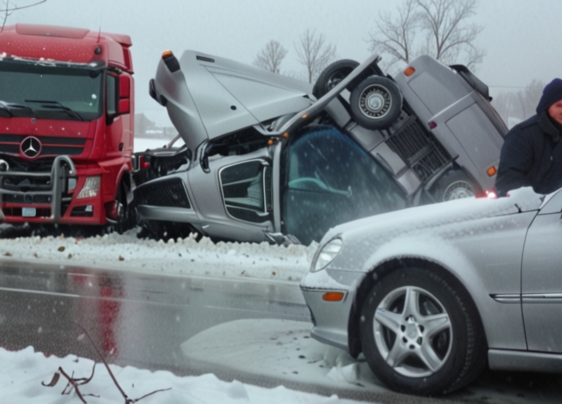 ДТП с большегрузами в Казахстане